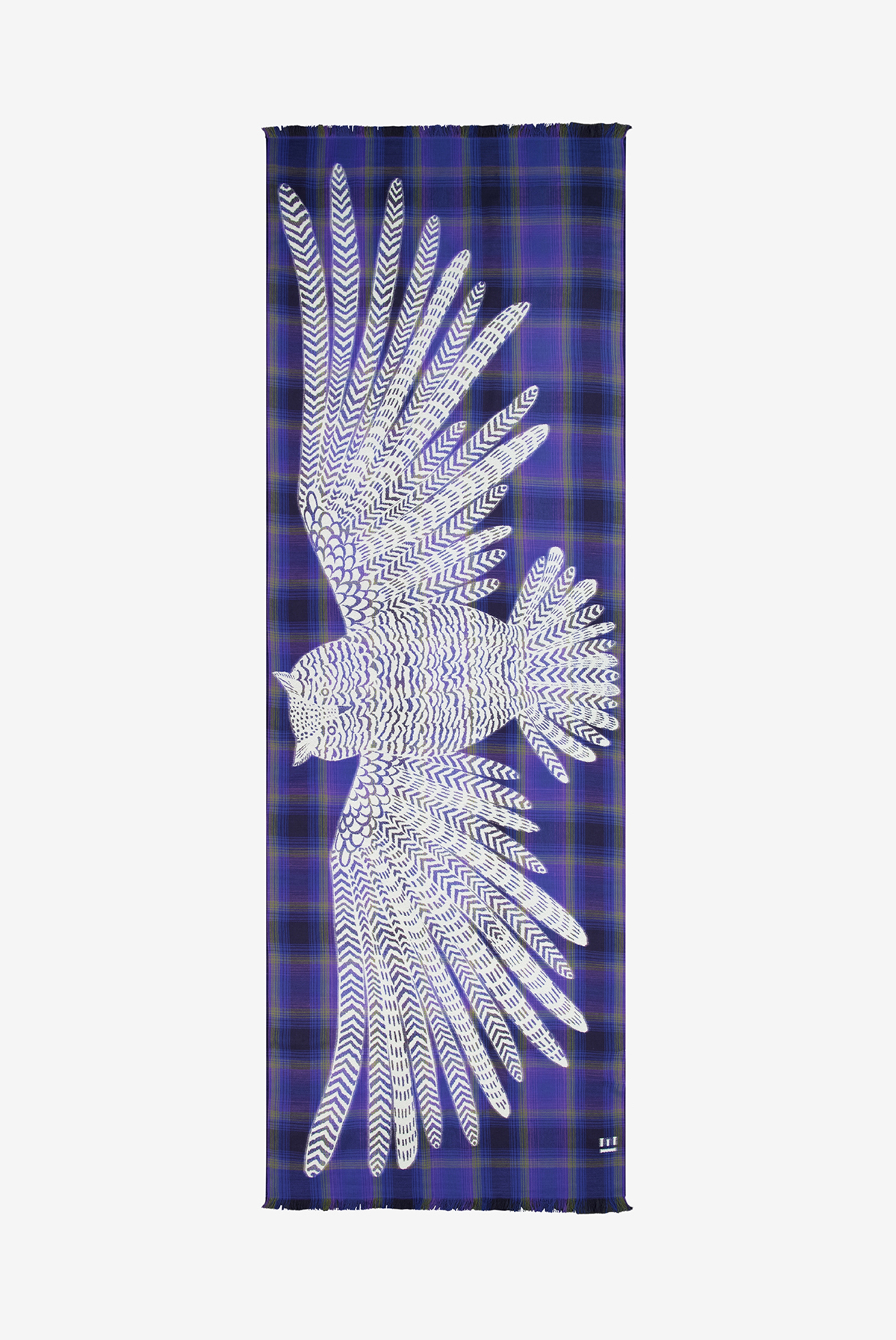 Écharpe 70 3D - Hedwige - Violet