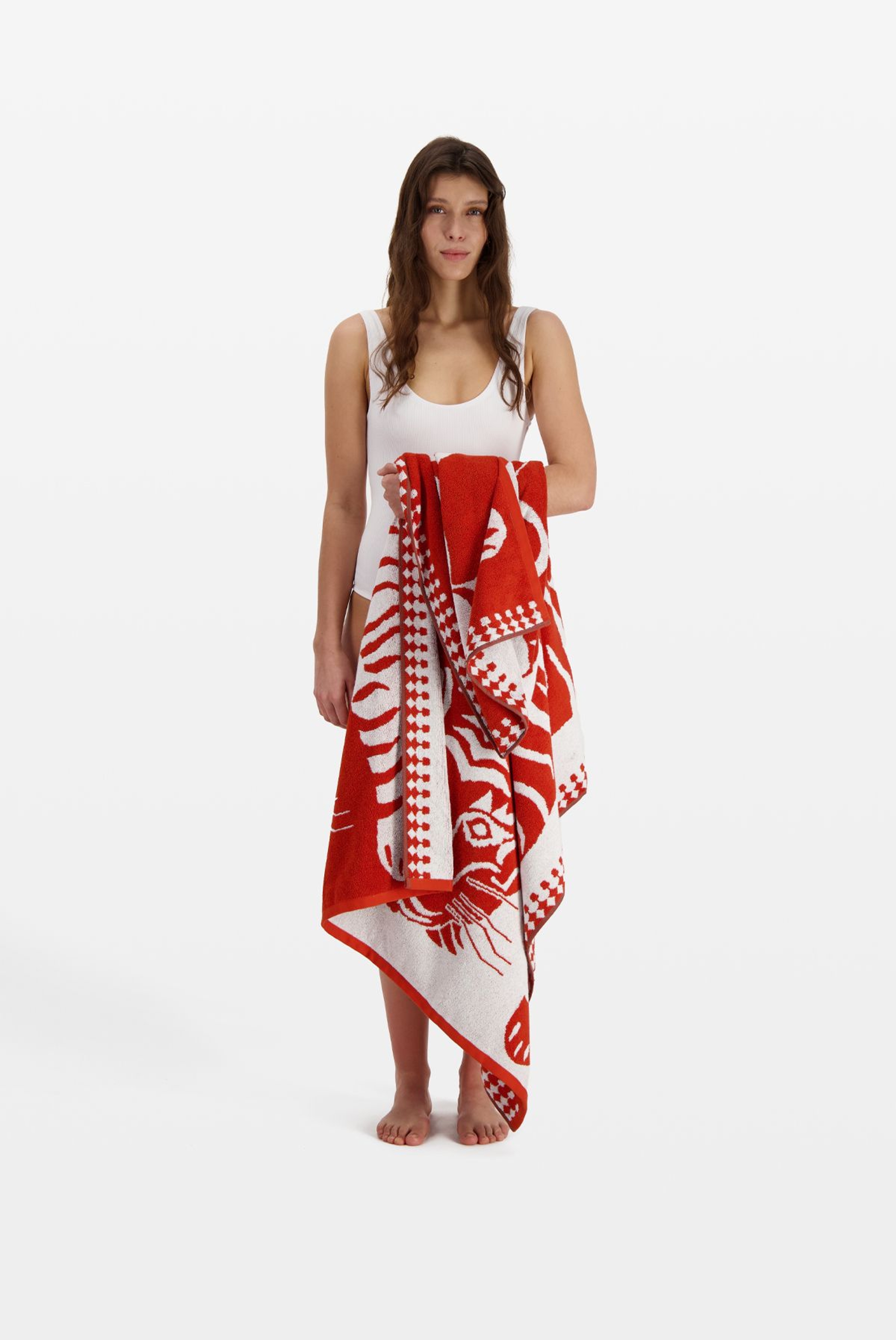 Serviette de Plage - Todd - Rouge