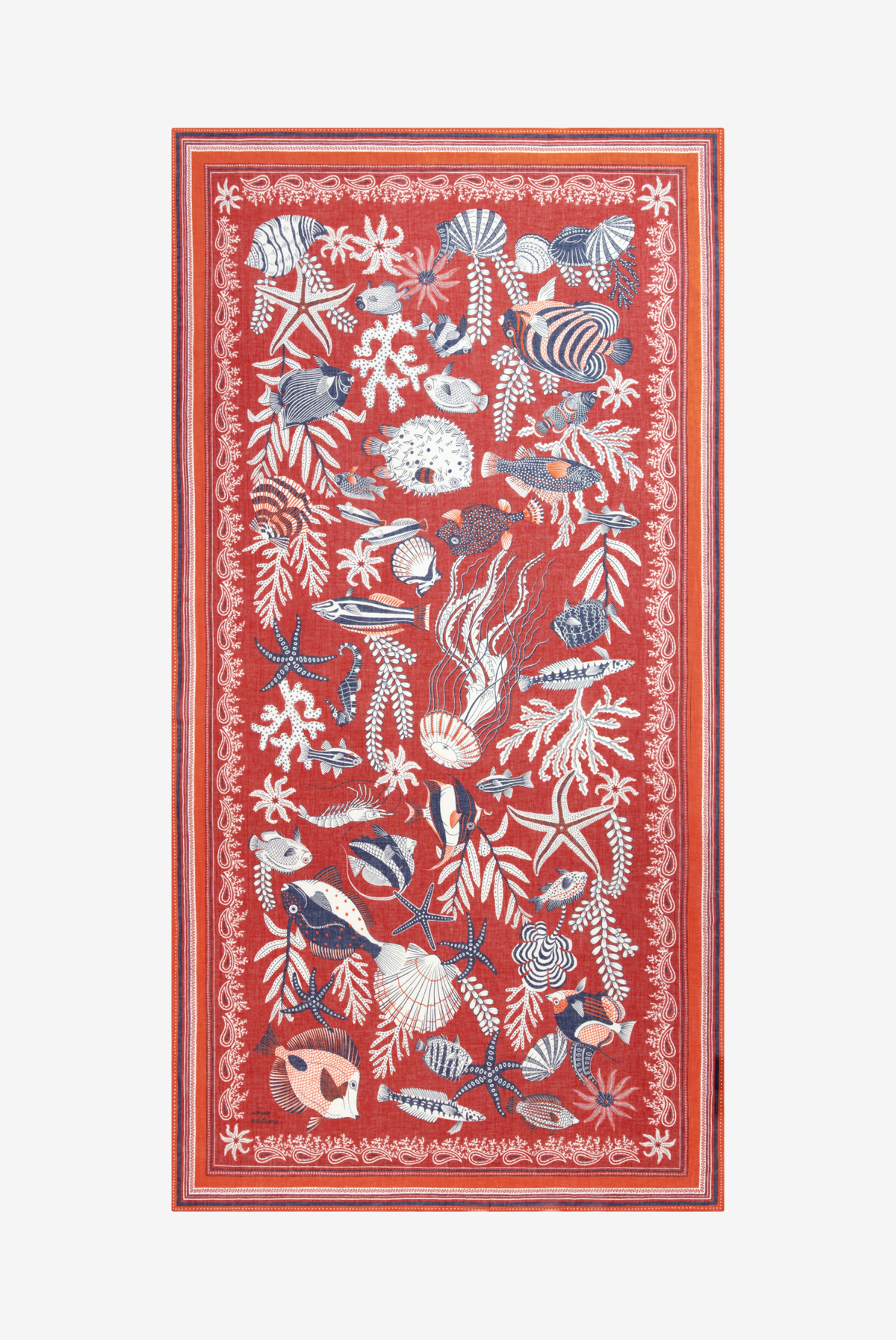 Écharpe 100 - Neptune - Rouge