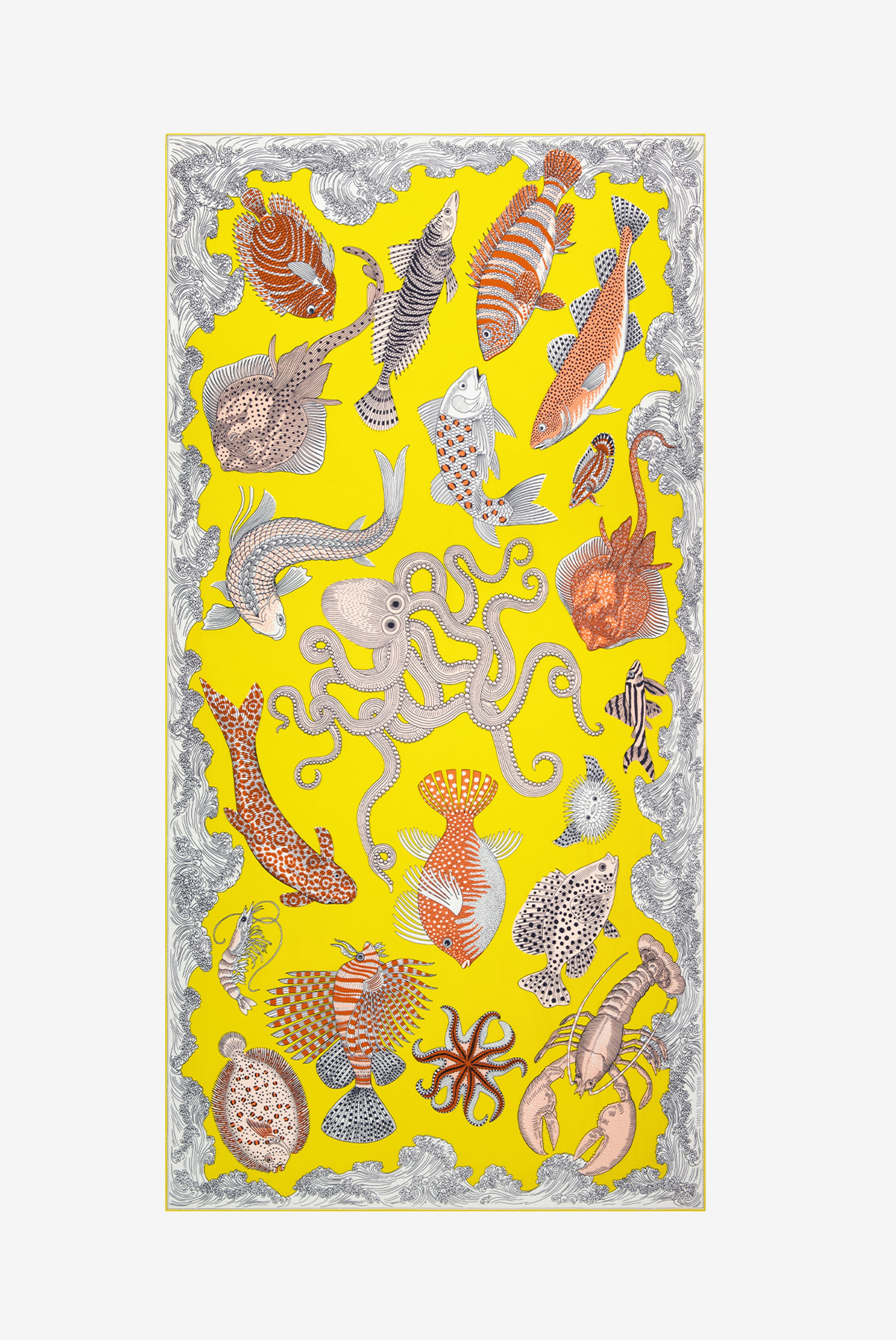 Écharpe 100 - Poseidon - Jaune