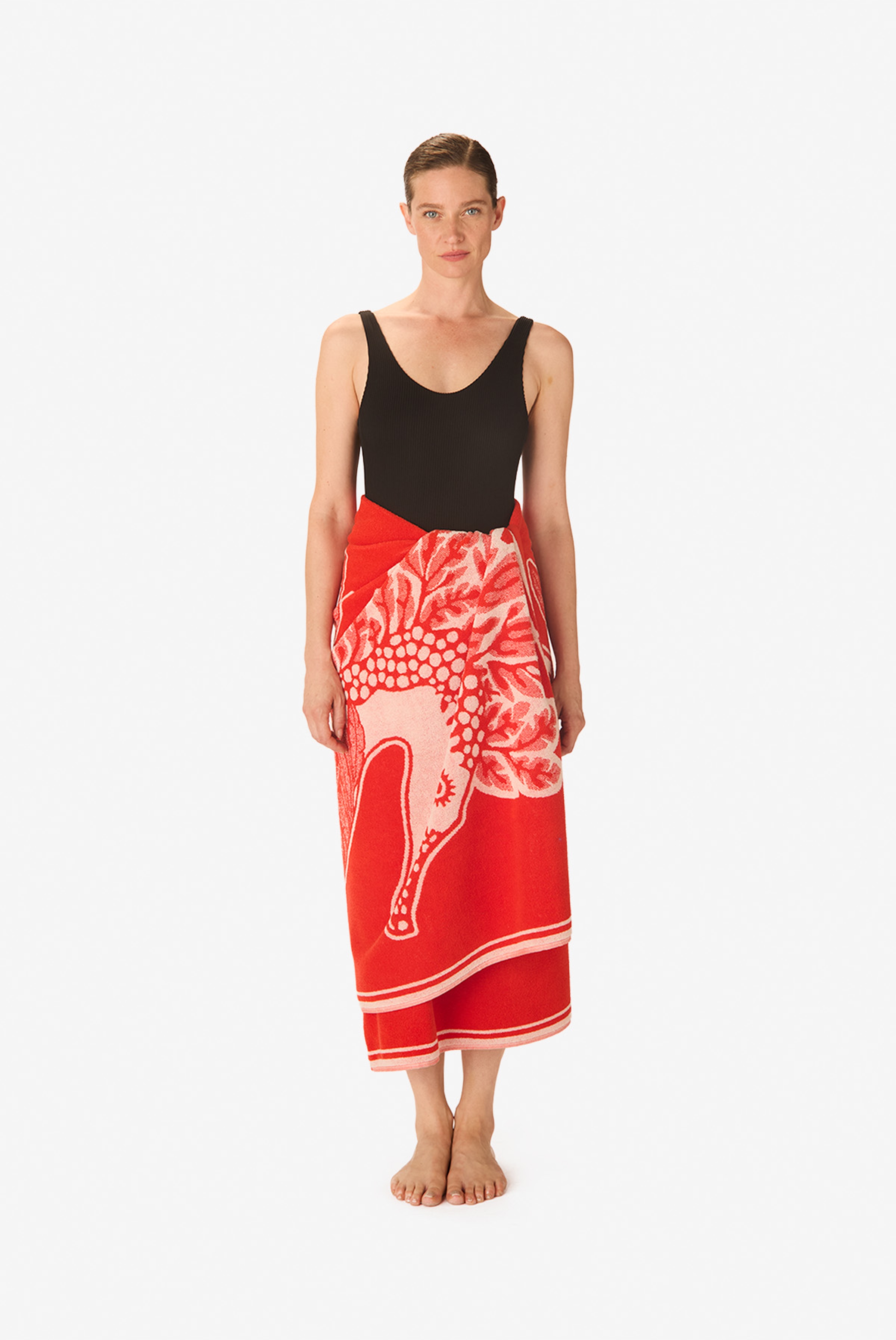 Serviette De Plage 100 - Idriss - Orange