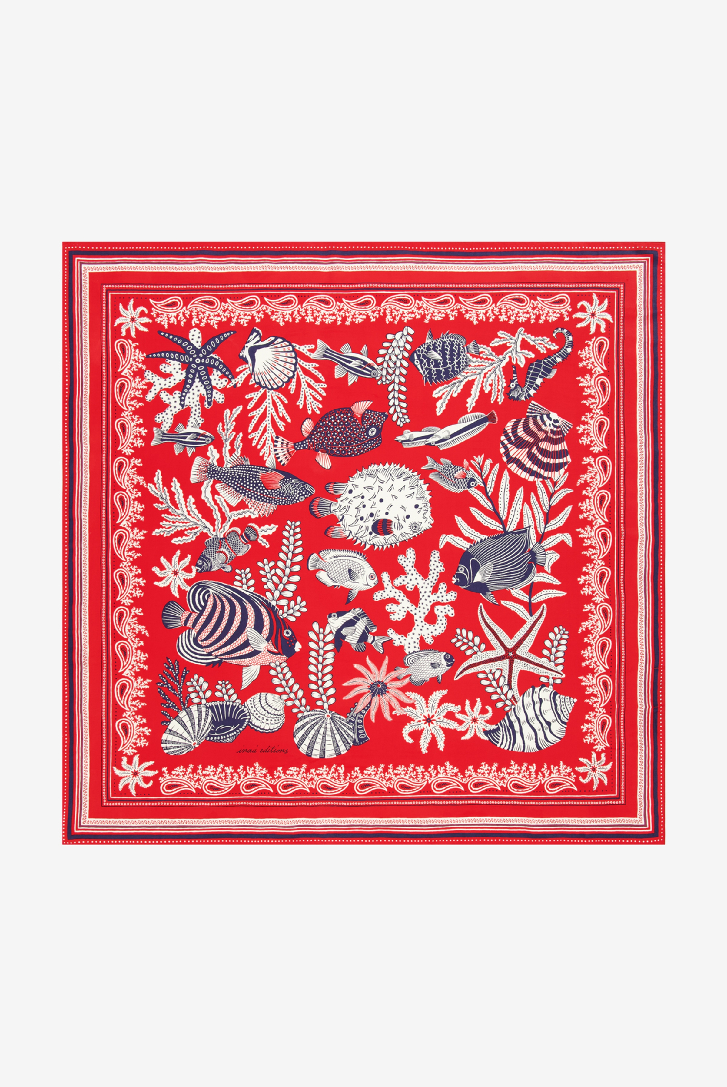 Carré 100 - Neptune - Rouge