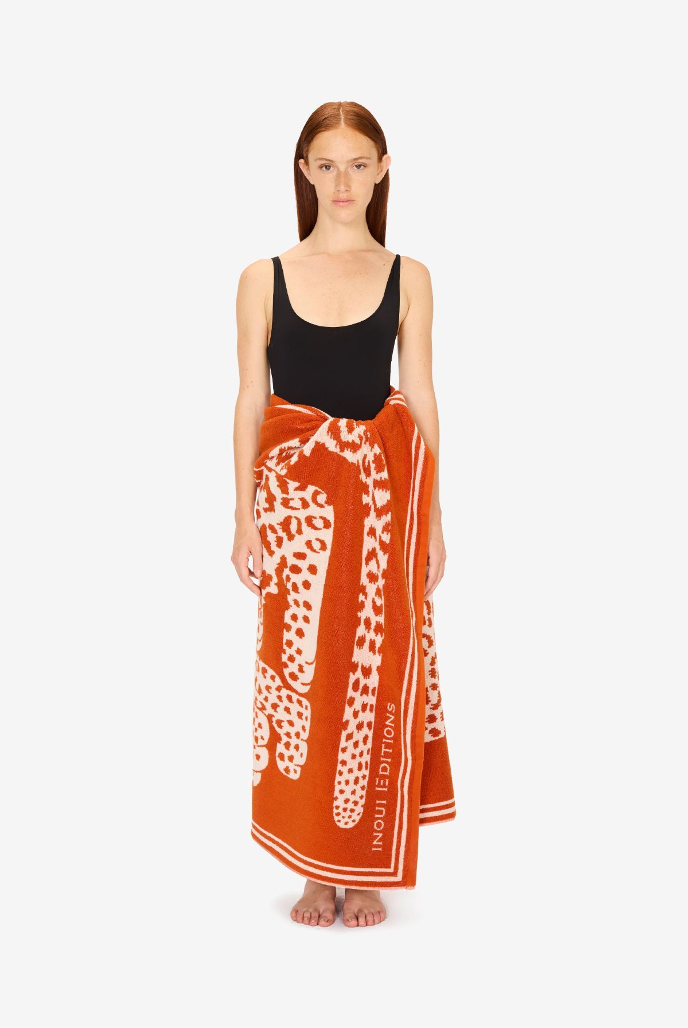 Serviette De Plage 100 - Fetiche - Orange