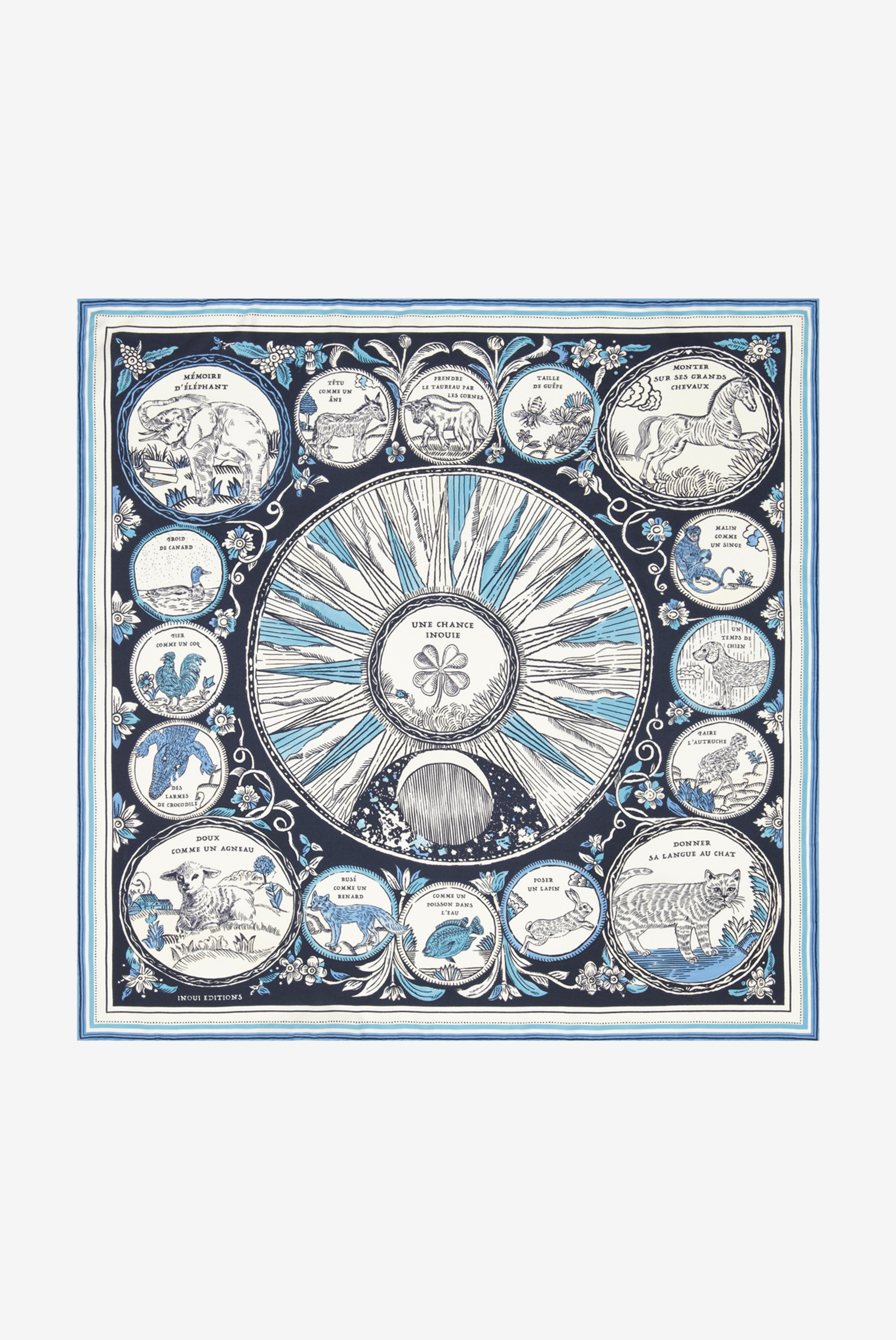 Carré 70 - Chance Inoui - Bleu Marine