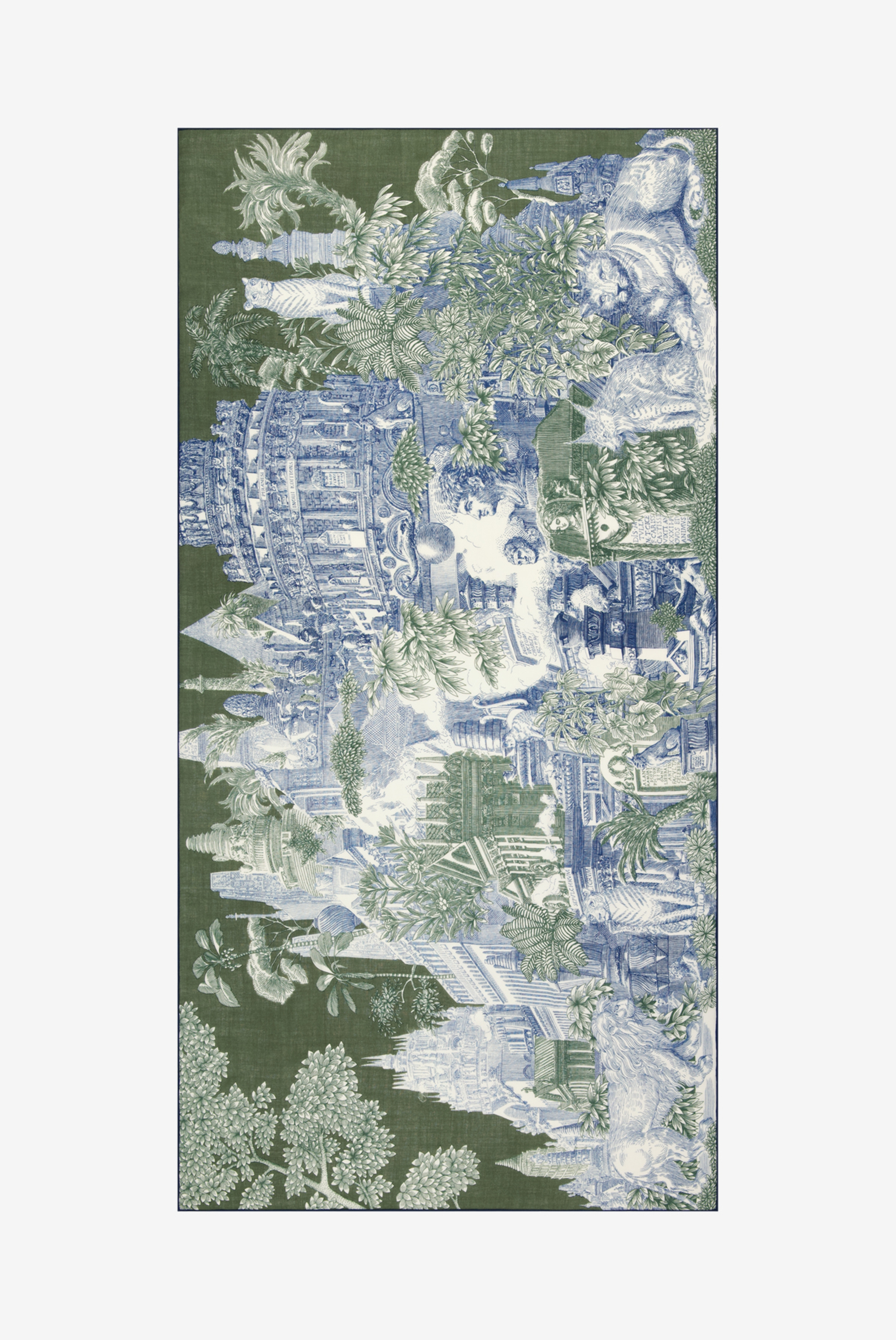 Écharpe en Laine 100 - Piranesi - Kaki