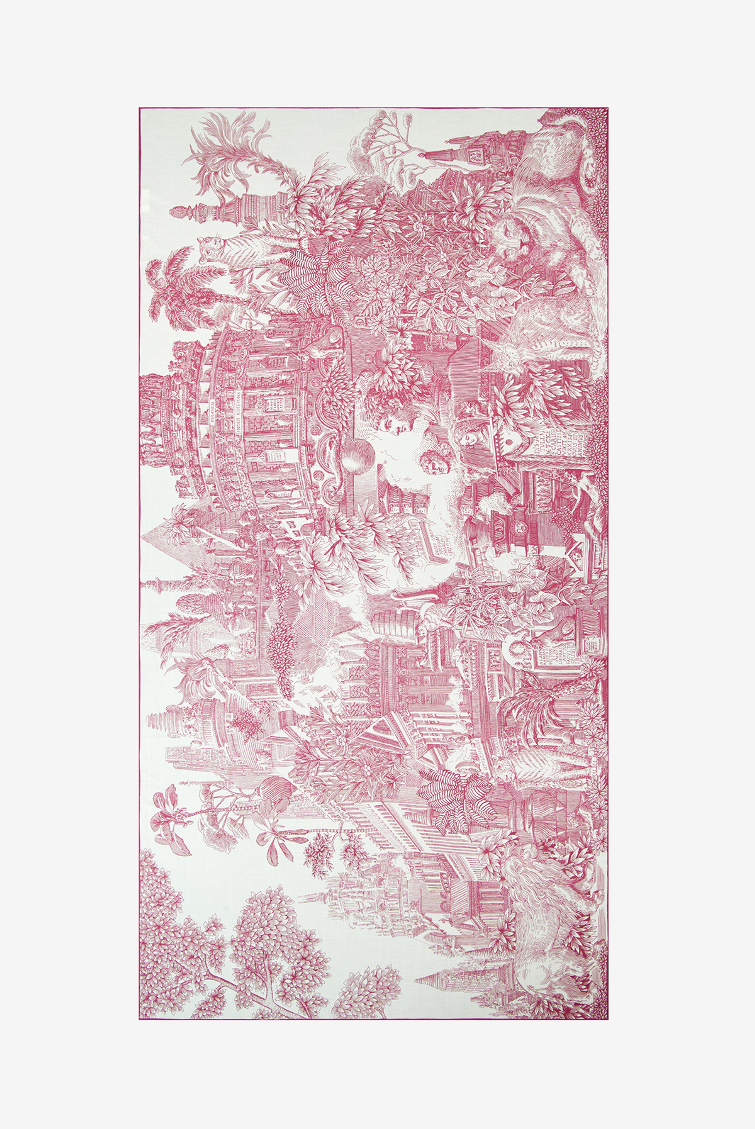 Écharpe 100 - Piranesi - Rouge
