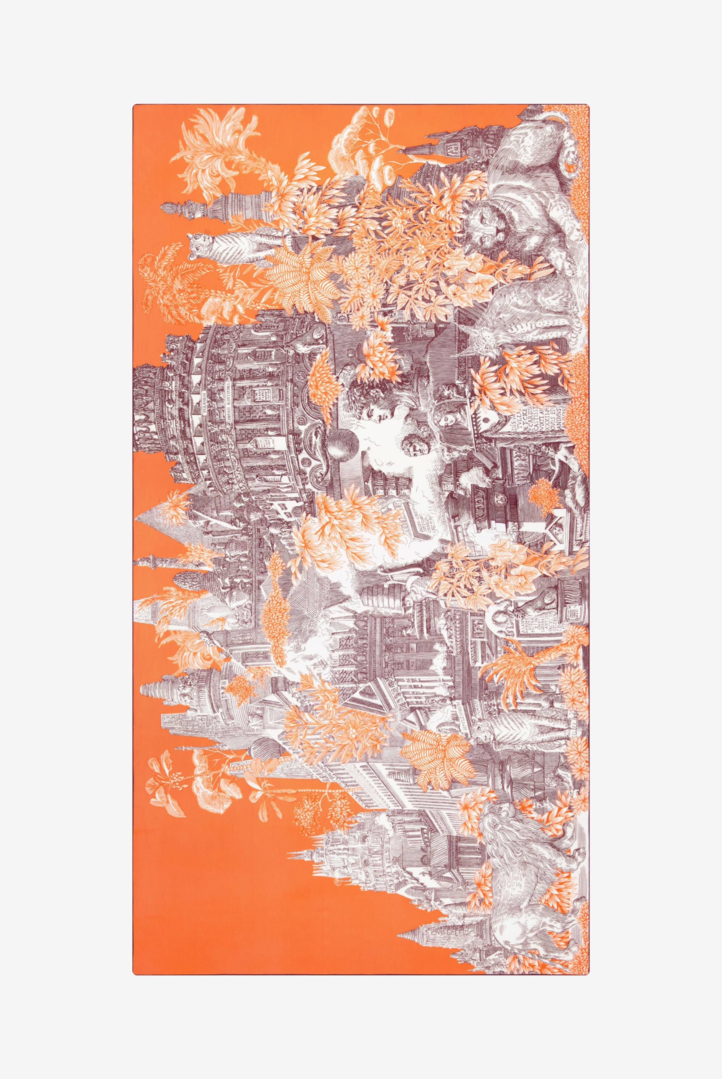 Écharpe 100 - Piranesi - Orange