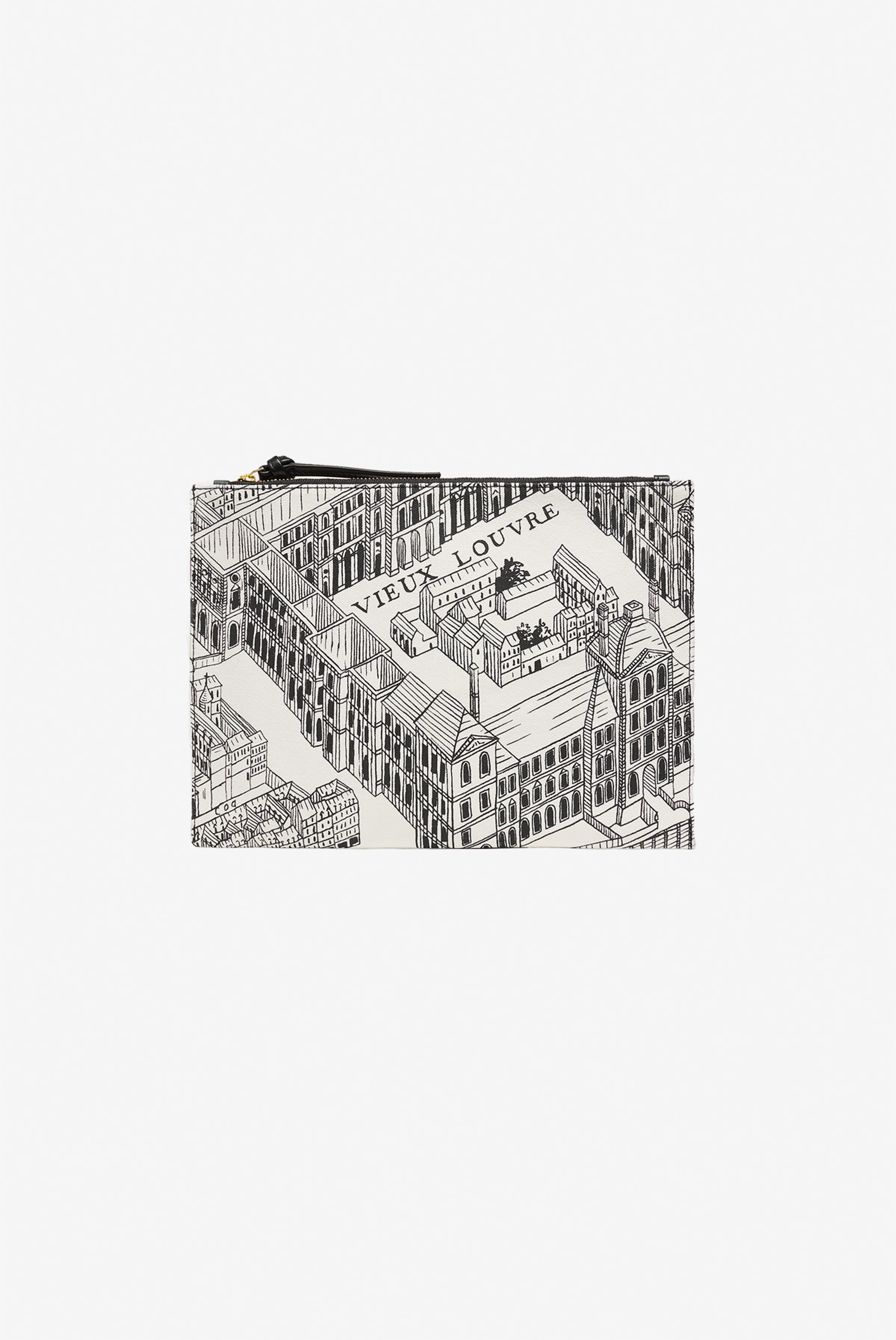 Pochette - Louvre - Noir
