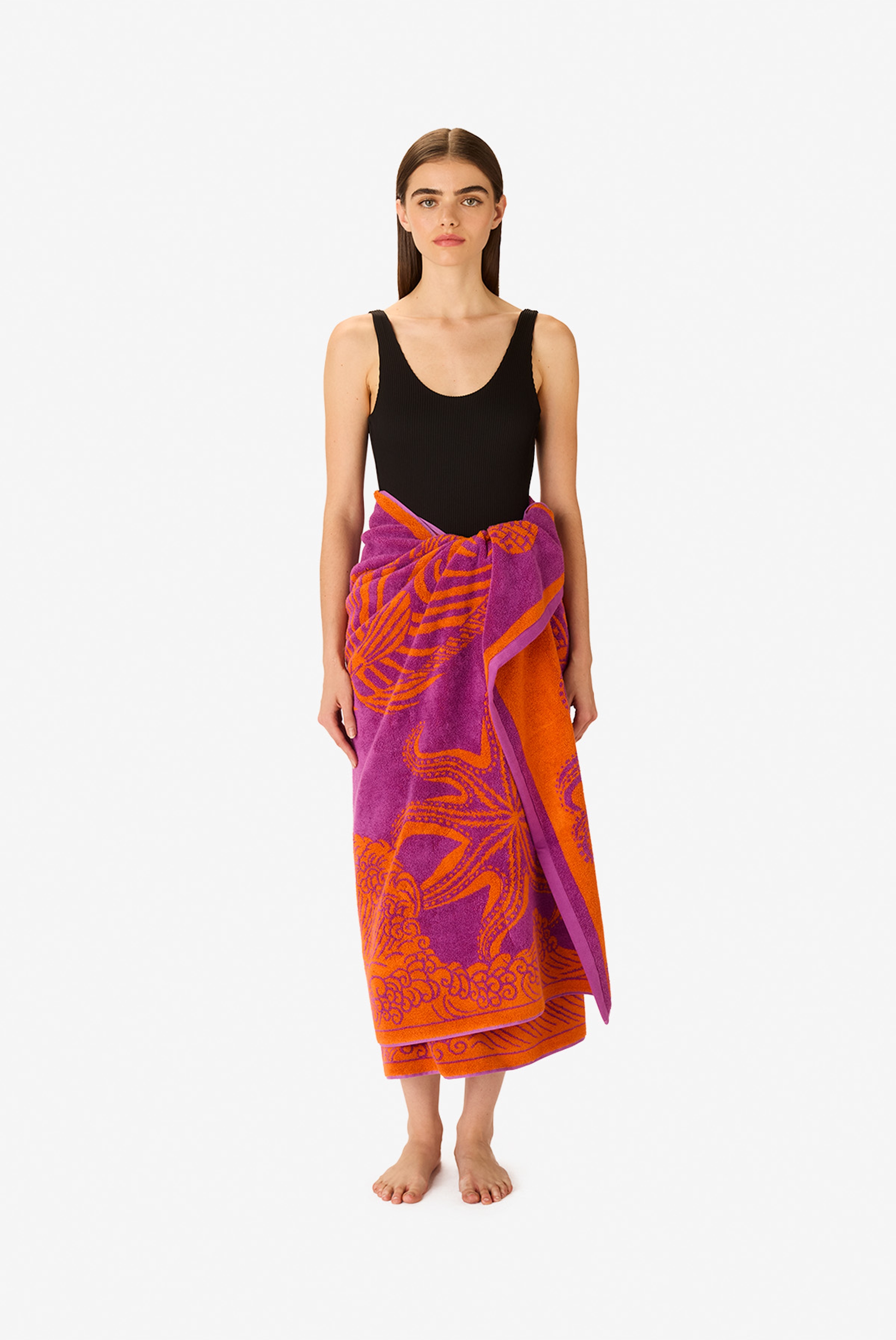 Serviette De Plage 100 - Poseidon - Violet