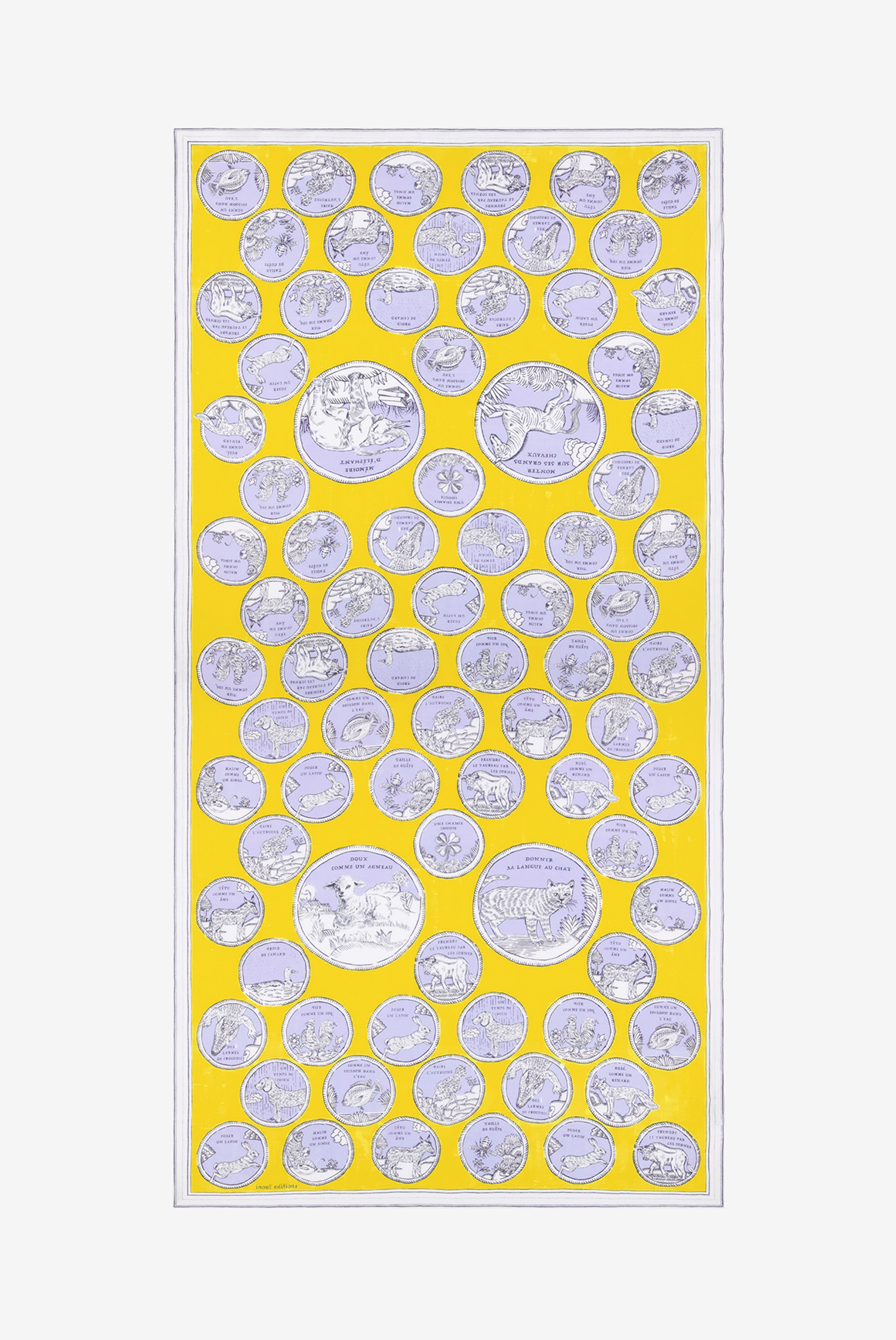 Écharpe 100 - Chance Inoui - Jaune