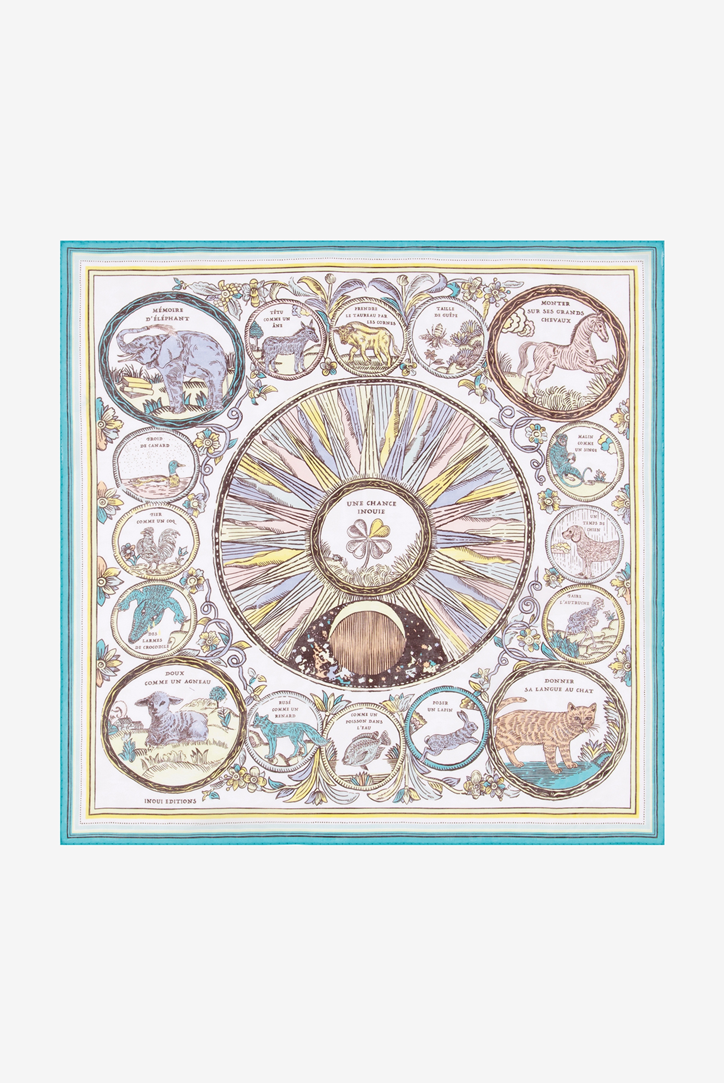 Carré 70 Coton - Chance Inoui - Pastel