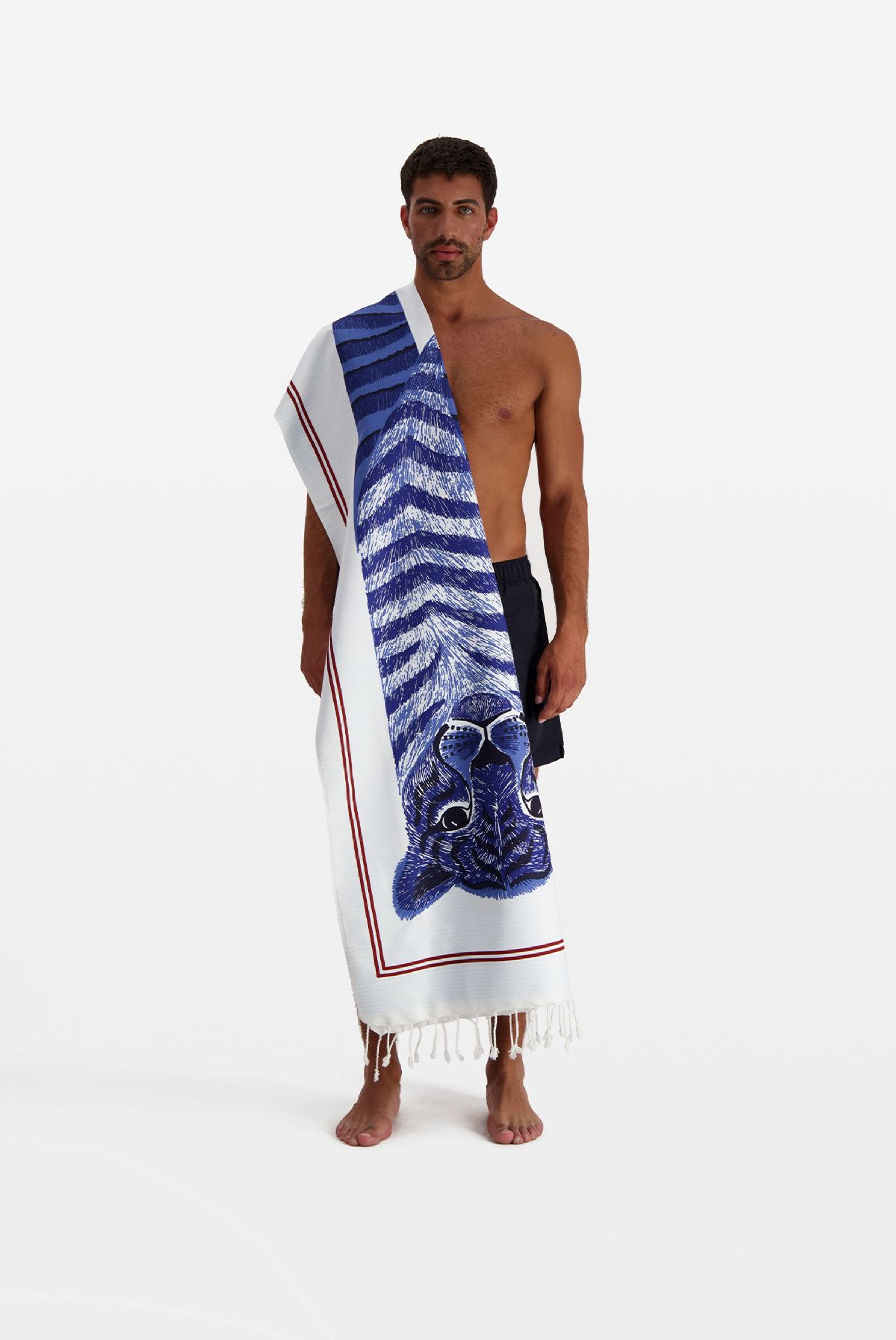 Fouta 100 - King - Bleu