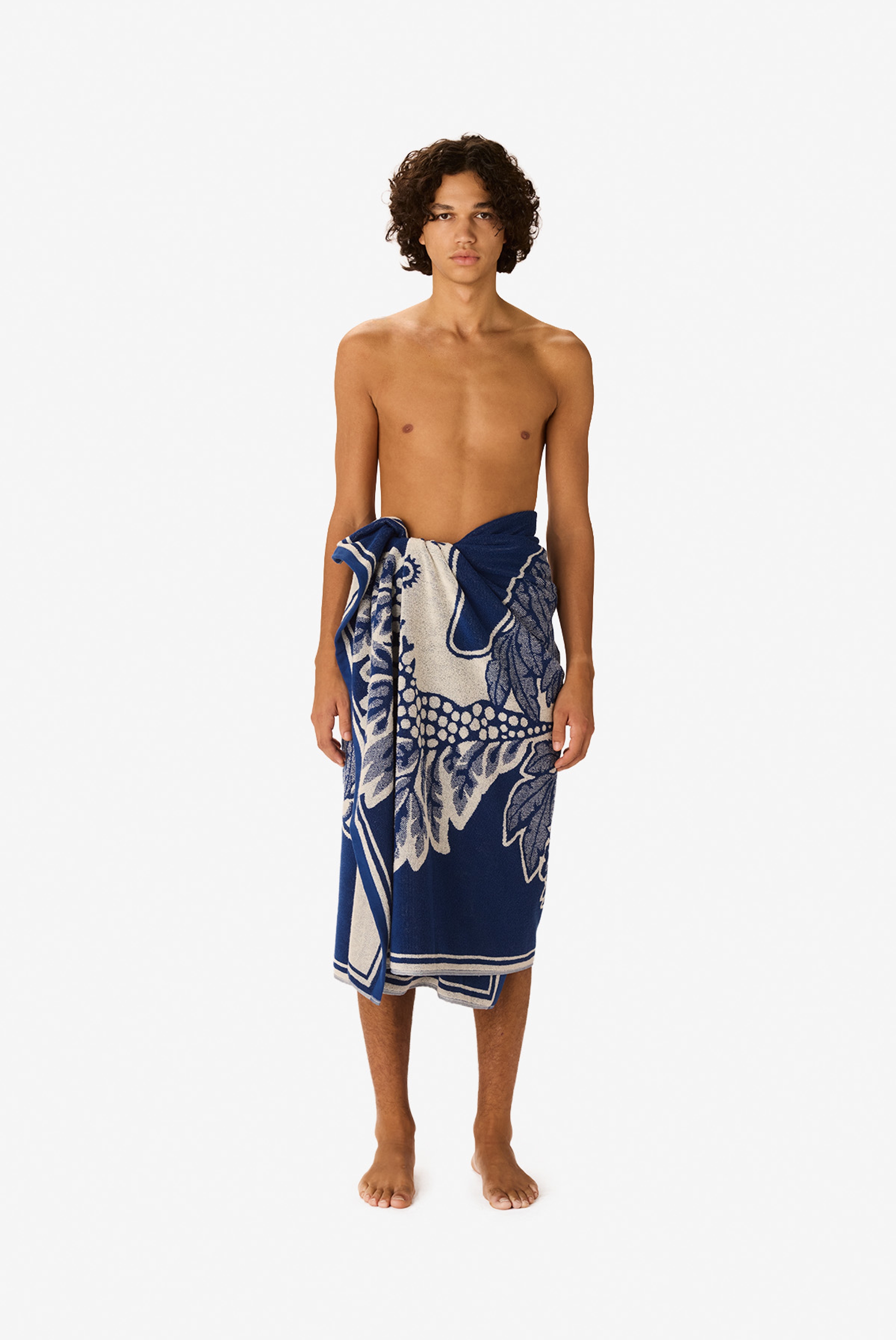 Serviette De Plage 100 - Idriss - Bleu