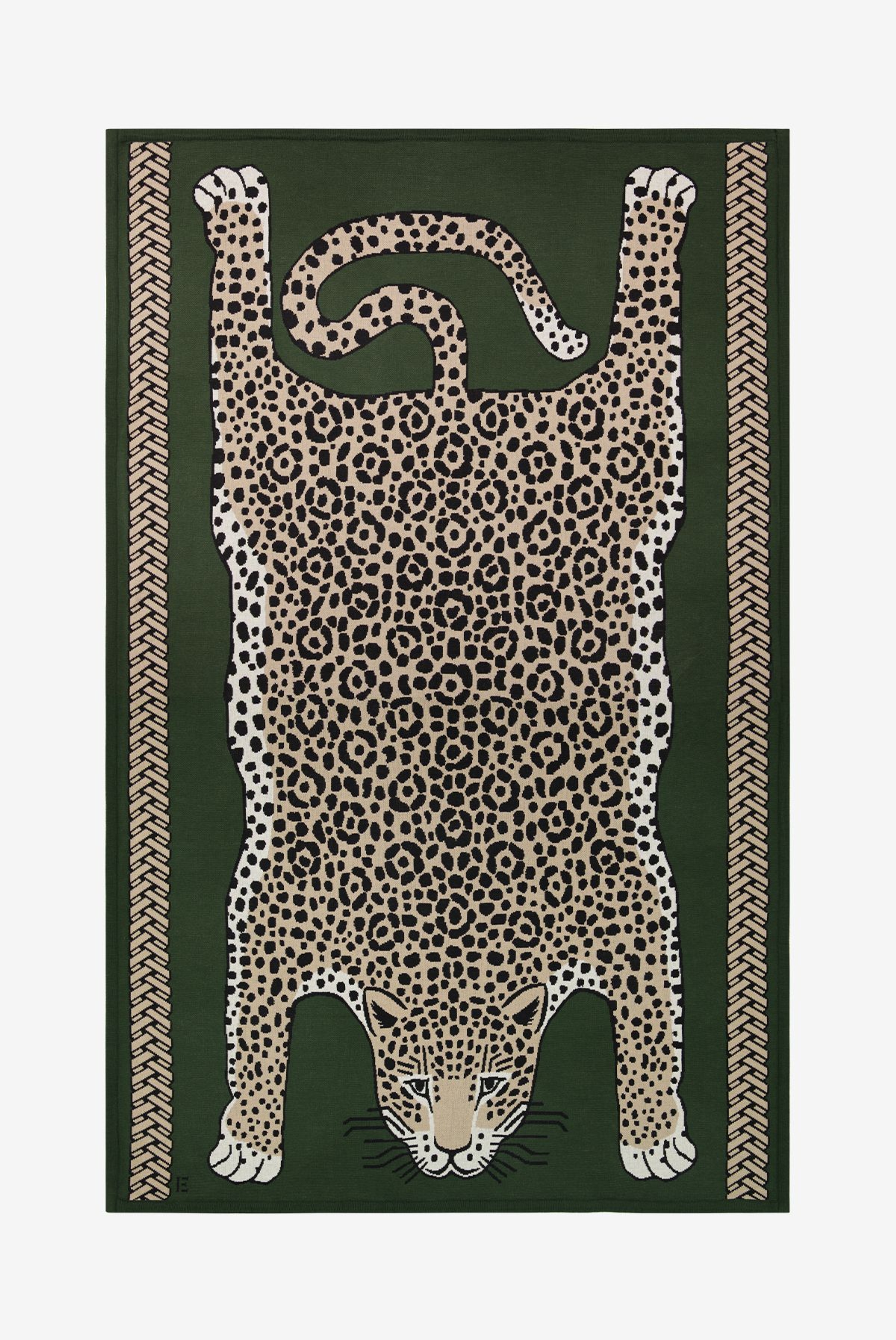 Plaid 130 - Leopard - kaki