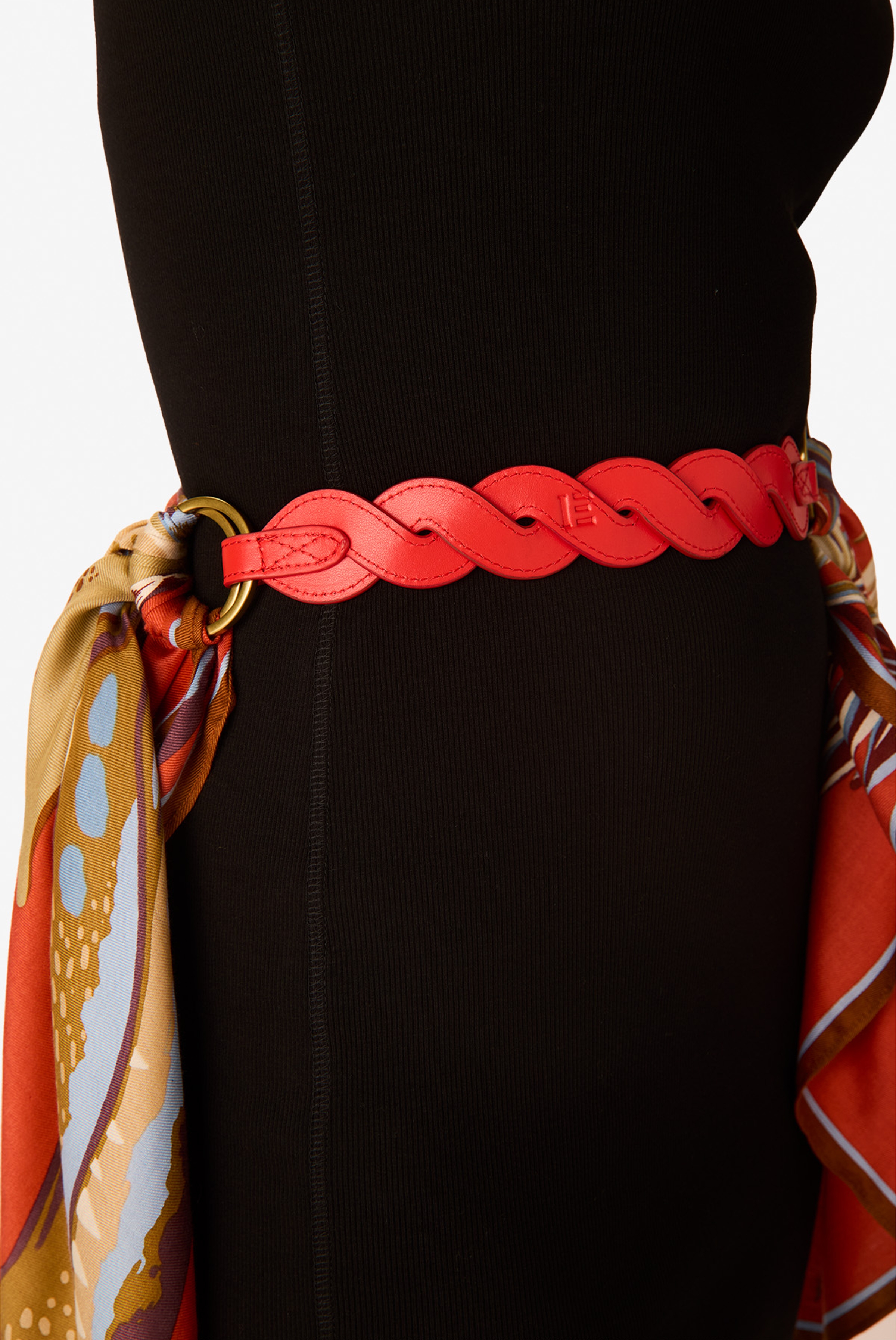 Anse En Cuir – Braid – Rouge