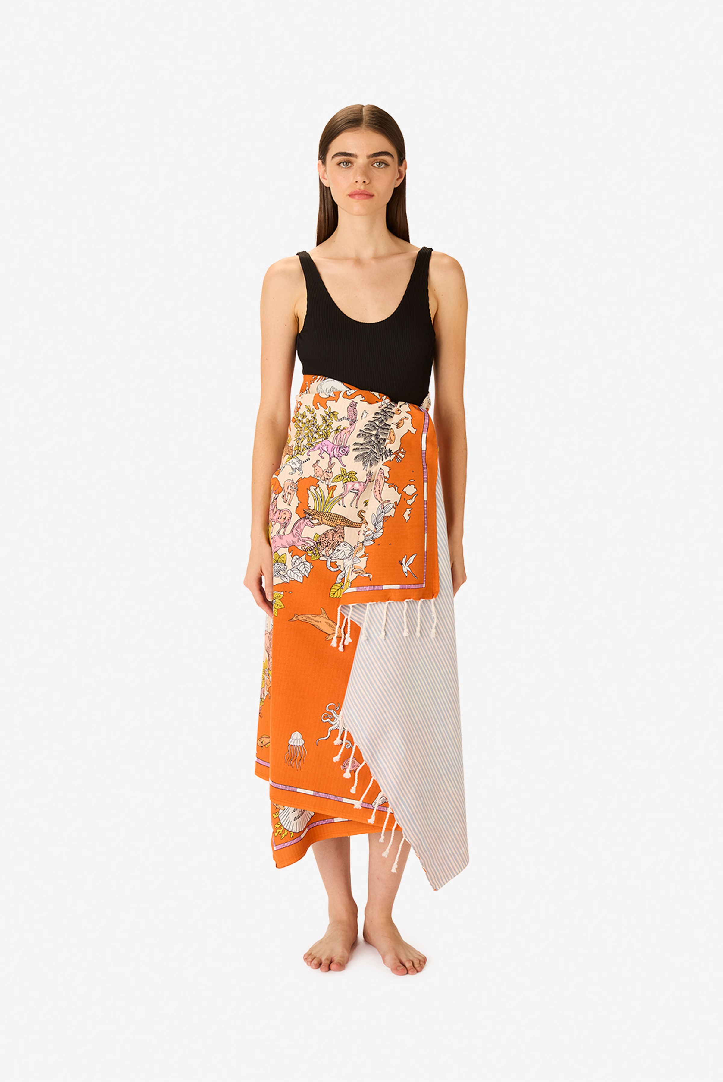 Fouta 100 - Atlas - Orange