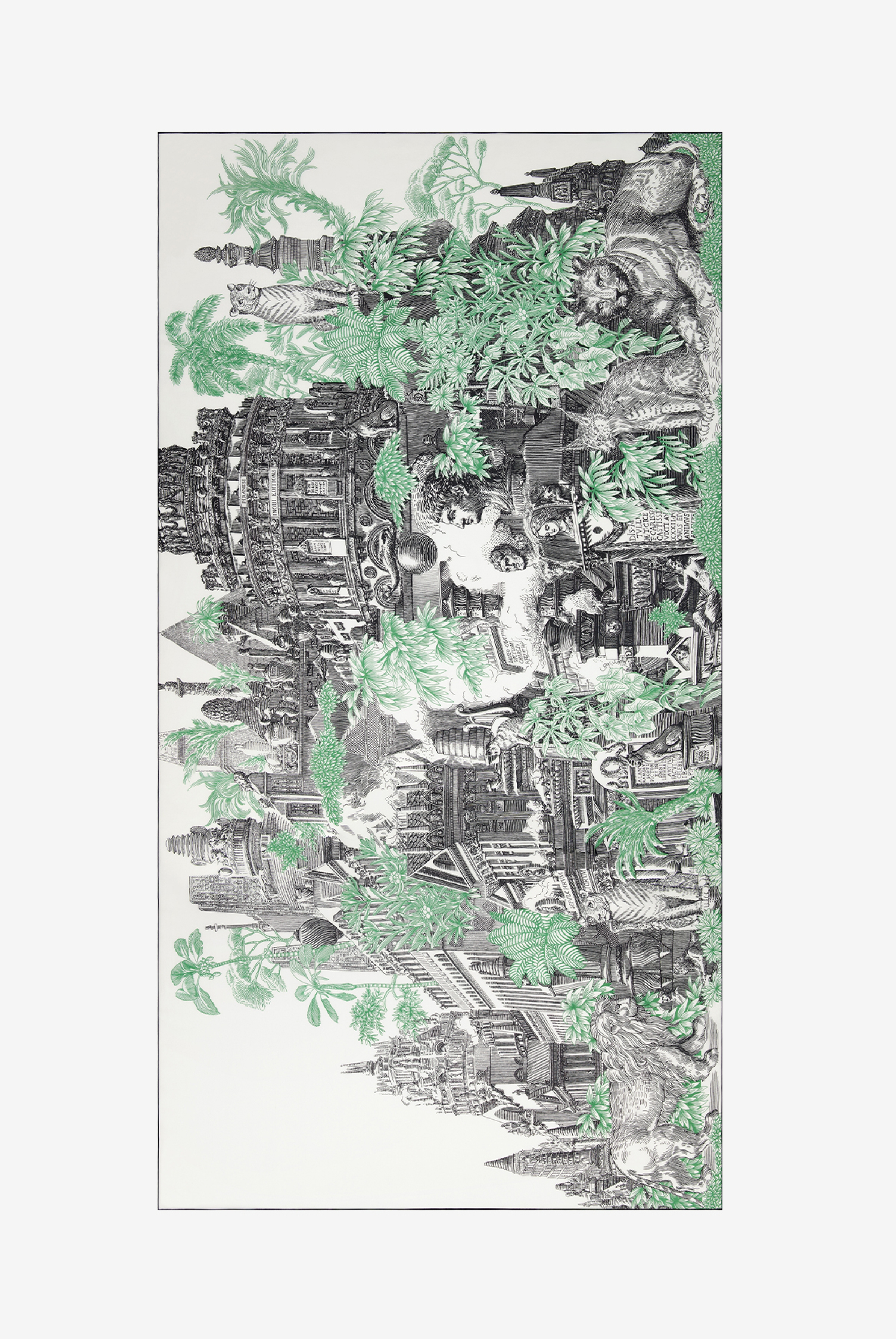 Écharpe 100 - Piranesi - Vert