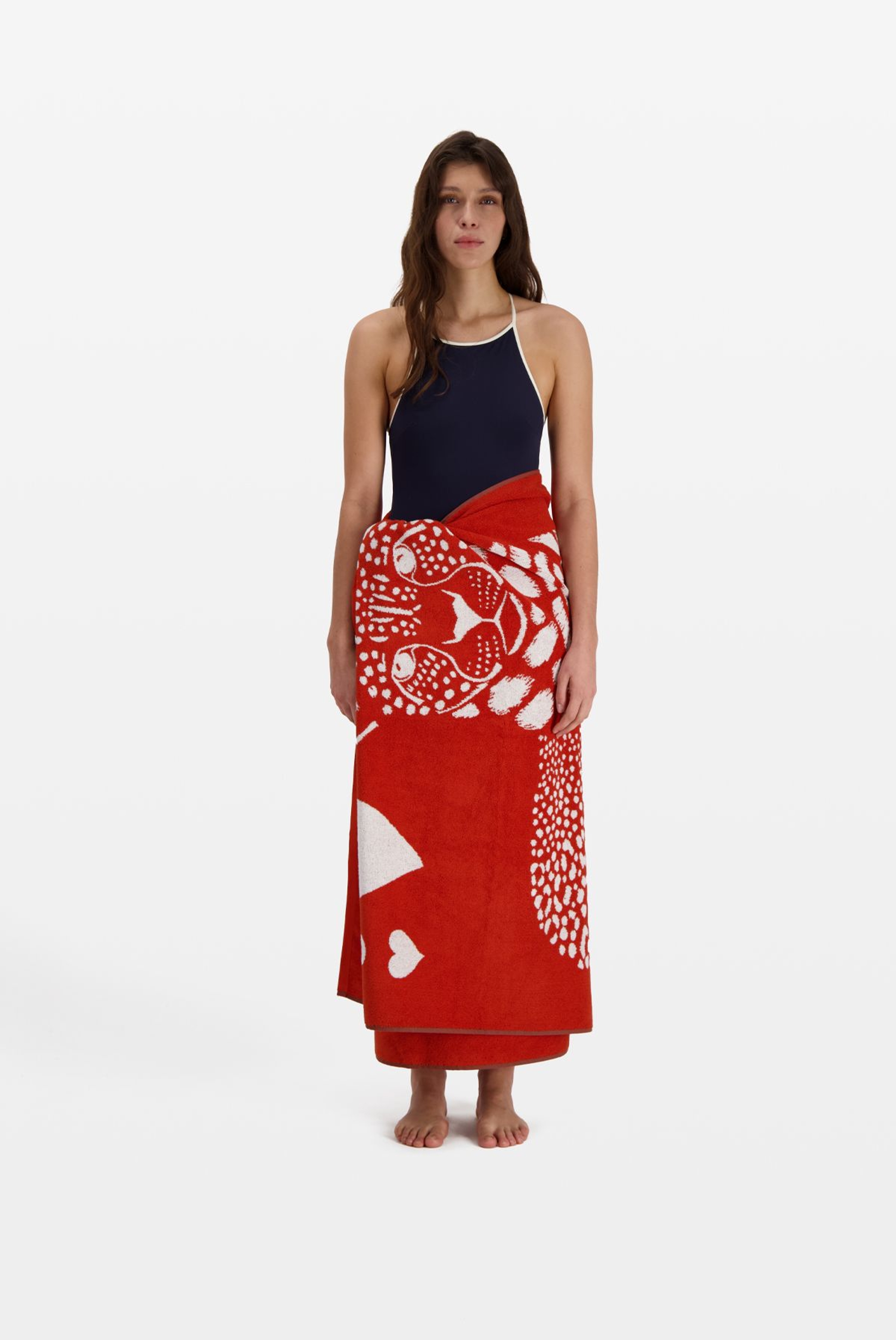 Serviette de Plage - Queen - Rouge
