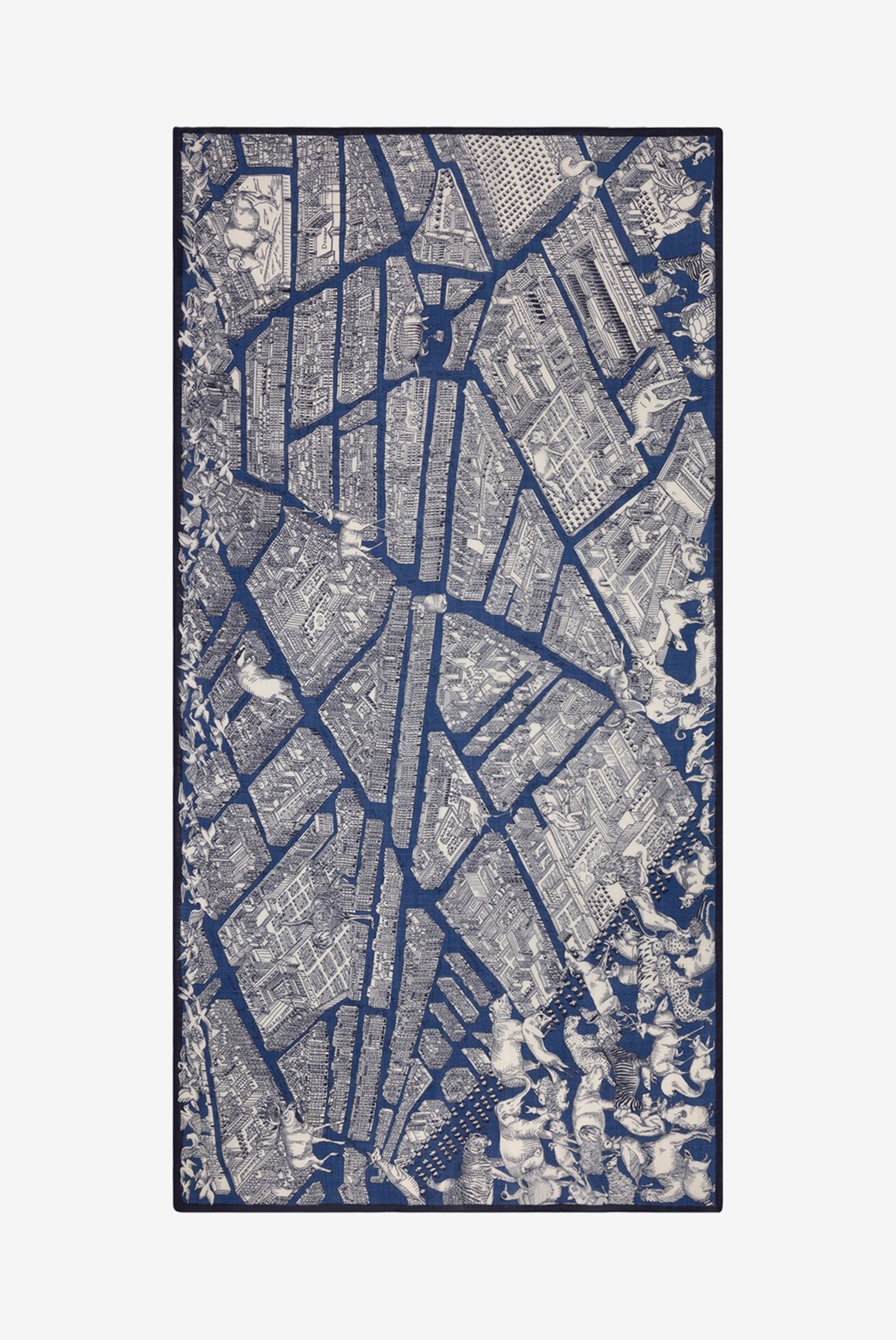 Scarf 100 - Turgot - Dark Blue