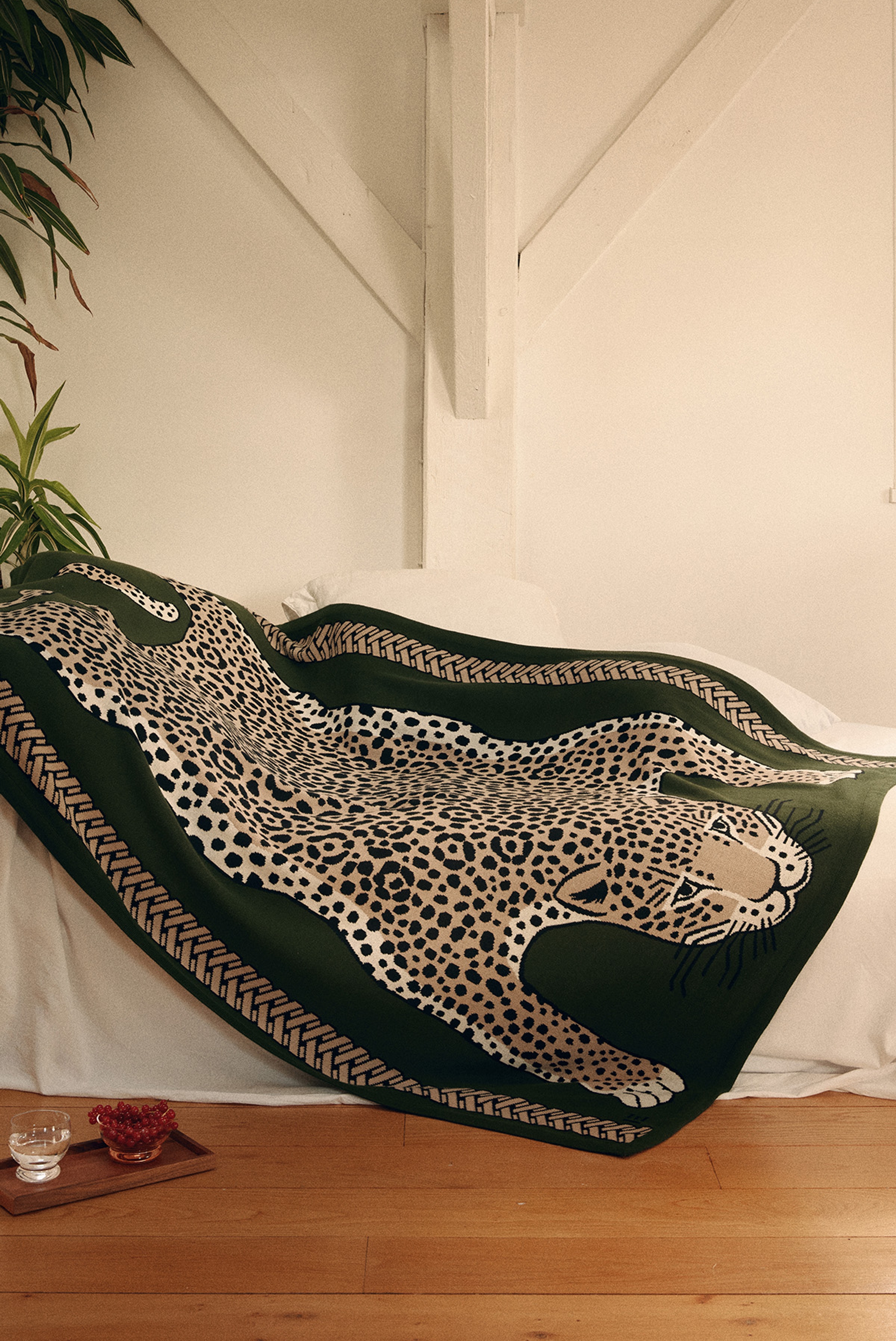 Blanket 130 - Leopard - Khaki