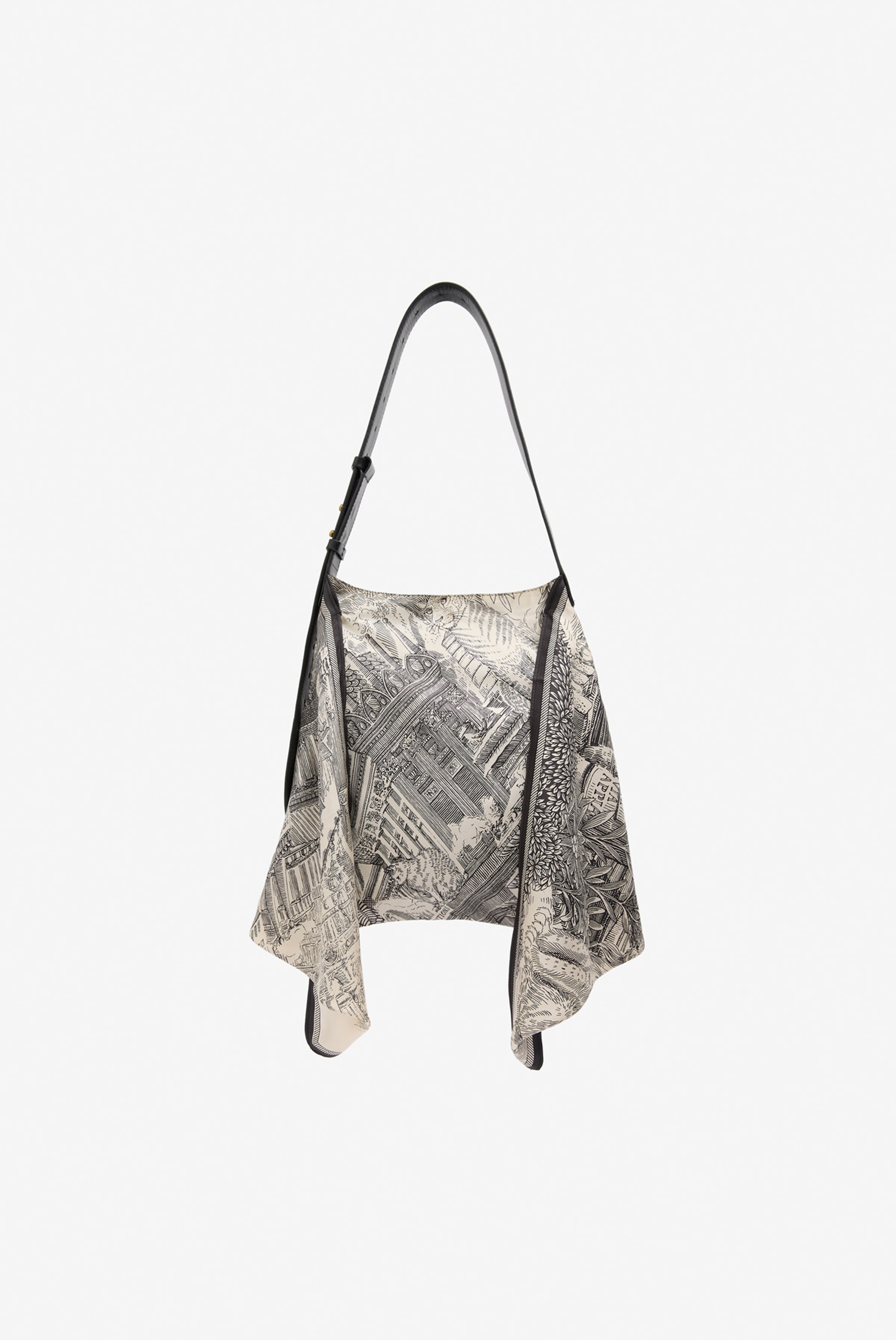Scarf Bag - Piranesi - Black